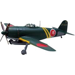青島文化教材社(AOSHIMA) 1/72 航空機シリーズ No.9 紫電 二一型 N1K2-J プラモデル 成型色