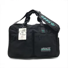 新品未使用 adidas アディダス feel the comfort ナイロン キャンバス 2WAY ハンド ボストン バッグ スポーツ用品 ブラック メンズ c65