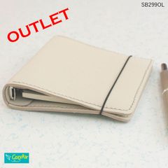 SB299 OUTLET ミニ5スクエアサイズ システム手帳 5穴 リング径15mm 本革・アイボリーのサムネイル
