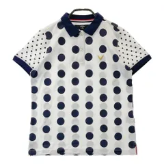 サイズ：L CALLAWAY キャロウェイ  半袖ポロシャツ ドット柄 ホワイト系 [240001226063] ゴルフウェア レディース ストスト