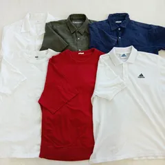 【まとめ売り】　ユニクロ　ジーユー　アディダス　ナノユニバース　メンズ　メンズカジュアル　半袖シャツ　白Tシャツ　白シャツ　迷彩柄　Lサイズ　セット売り