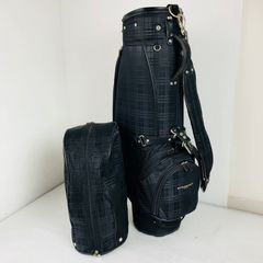 希少☆ バーバリー BURBERRY キャディバッグ ゴルフ 黒 ノバチェック 希少】Burberry キャディバッグ バーバリー ゴルフ ノバチェック