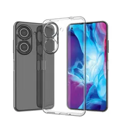 cxybgfv Asus Zenfone 9 ケース TPU 透明保護ソフト シリコンケース 薄型 上質TPU クリア 全透明、耐衝撃、汚れ防止、 耐水、防指紋散熱加工の超薄型、最軽量