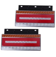 トラック 24V LED ライト テール ランプ 流れる 32cm KRB086