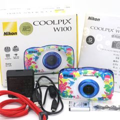 良品 Nikon デジタルカメラ COOLPIX W100 防水 W100MR クールピクス