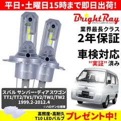 新車外し　　 スバル純正 S700B サンバー ディアスLED ヘッドライト 新車外し スバル サンバーディアス LEDヘッドライト