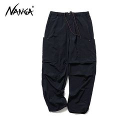 ナンガ【NANGA】NYLON TUSSER CARGO PANTS(MEN) ナイロンタッサー カーゴパンツ テーパードシルエット ボトムス メンズ アウトドア 撥水 ロングパンツ ドローコード