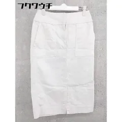 ◇ PLST プラステ 膝下丈 タイト スカート サイズS オフホワイト レディース 【中古】 【1002802560385】のサムネイル
