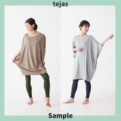 ＜tejas(テジャス)＞taranga-tunick [TL241356] チュニック ヨガウェア ビッグシルエット　サンプル品