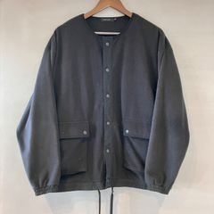 niko and… ニコアンド ノーカラー フリースジャケット 黒 ブラック メンズ サイズ③