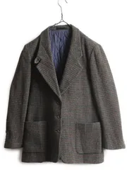 【お得なクーポン配布中!】 80s USA製 エルエルビーン ツイード テーラード ジャケット レディース L ヴィンテージ ブレザー LLビーン 中綿 キルティング ライナー付き