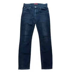 RED CARD x BEAMS B51892 ストレッチ スリム テーパードデニム ブラック メンズM サイズ30 レッドカード ビームス コラボ