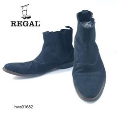 REGAL サイドゴアブーツ スエード ショートブーツ スエード 25.5cm メンズ ブラック hws01682のサムネイル