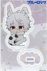 【中古】アクリルスタンド・アクリルパネル 凪誠士郎 アクリルスタンド ミニキャラ イースターver. 「ブルーロック 大解剖展 POP UP STORE」