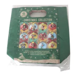 Disney ディズニー ディズニーランド35周年 クリスマス 保冷バッグ ランチバッグ 横約18.5×胴高約19×奥行約10(cm) NT 未使用品 Sランク