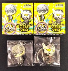 P4G ペルソナ4 メタルチャームマスコット 主人公 鳴上悠 イザナギ ペルソナ4 P4G メタルチャームマスコット 鳴上悠 イザナギ