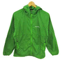 モンベル ナイロンジャケット アウター　ウインドブラストパーカ メンズ Mサイズ グリーン mont-bell 【中古】