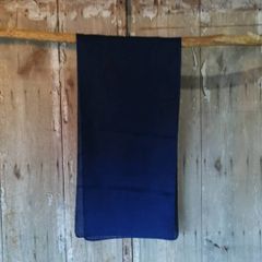 藍染め　綿　ストール