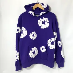 DENIM TEARS パーカー 美品 スエット フーディー 花柄 やや起毛 COTTON WREATH HOODIE Lサイズ デニムティアーズ トップス A12941◆