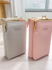 レディース スマホポーチ ショルダー お財布ポシェット がまぐち ポーチ 長財布