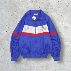 【新品/未使用】ヴィンテージ le coq sportif  フルジップ コットン ジャケット ウインドブレーカー  L