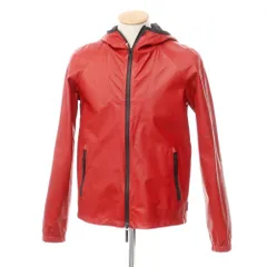 【中古】グッチ GUCCI VIAGGIO レザー フーデッドブルゾン レッド【サイズ44】【メンズ】のサムネイル