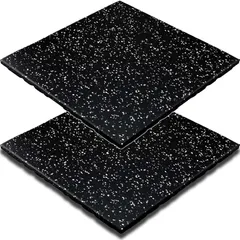 【特価商品】as known ジム マット トレーニング フィットネス フロア 床 50cm*50cm 20mm厚 2枚セット