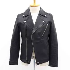 HARE / ハレ ◆ライダースジャケット/ダブル/羊革/ラムレザー/ブラック/サイズS HA030080N9 【メンズ/MEN/男性/ボーイズ/紳士】 メンズファッション【中古】 