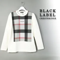 新品 BLACK LABEL CRESTBRIDGE ブラックレーベルクレストブリッジ パネル チェック カットソー スウェット トレーナー　L  938