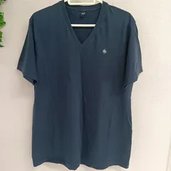 [Polo]ポロ Tシャツ カットソー メンズ 半袖 シンプル 古着 サイズLL ネイビー（い-207，ツ）のサムネイル