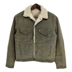 80年代 Levi's リーバイス コーデュロイ ボア ジャケット ブラウン (メンズ 42 R) 中古 古着 T0105