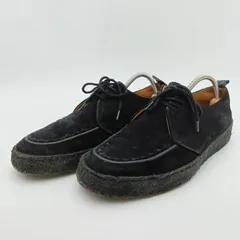 ジョージコックス★新品★ラバーソウル★ブラック スエード モカシン ジョージコックス☆新品☆ラバーソウル☆ブラック スエード