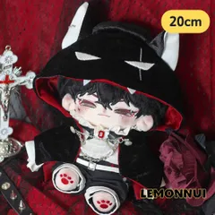 ぬいぐるみ服 20cm 着せ替え 悪魔 お出かけ フルセット 推し活 推しぬい 綿人形 棉花娃娃 ちびぬい服 ちびぐるみ コットンドール cotton doll-B3203
