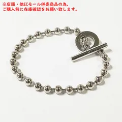 ※併売商品※◆中古状態良好◆GUCCI【グッチ】ボールチェーンブレスレットSV925 シルバー アクセサリー メンズ レディース　M1376