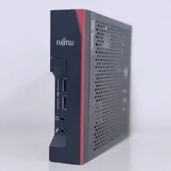 良品 ファンレス Fujitsu FUTRO S740 FMVC08001/小型PC/シンクライアント/Celeron J4105/メモリ4GB/SSD 32GB/OS 無し/Wi-Fi/有線LAN/ACアダプター付き