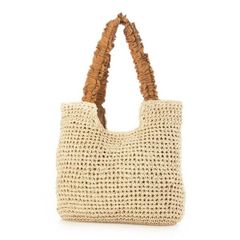 カシュカシュ cache cache フリルハンドルクロッシェトート  トートバック  カラーバリエーション：４種類