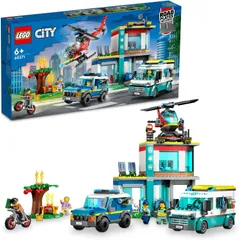 レゴ(LEGO) シティ 緊急出動本部 60371 おもちゃ ブロック プレゼント 警察 けいさつ 街づくり 男の子 女の子 6歳以上のサムネイル