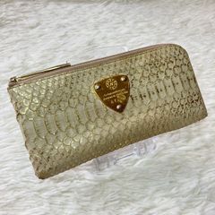 ATAO パイソン シャンパンゴールド 長財布  白蛇 L字 リュクス リモ　★お値段交渉を受け付けます