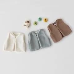 ボアベスト 厚手 コート☆★韓国 子供服 ベビー服 男の子 女の子