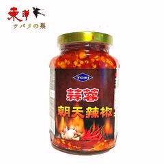 Toei蒜蓉朝天辣椒380g【4点】にんにく入り激辛調味料 台湾産辣油 380gx4点