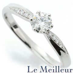 リング 指輪 ペリドット 3.5ct ダイヤモンド 0.3ct Pt900 13号 中古  