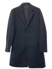 SHIPS シップス カシミヤ混ウールチェスターコート ネイビー Mのサムネイル