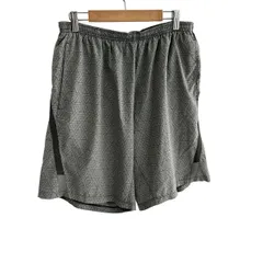 NIKE(ナイキ) ハーフパンツ サイズL メンズ美品  - グレー×黒 DRI-FIT/NIKE RUNNING