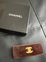 CHANEL:チョコバーバレッタ(ココマーク付き) 楽天市場】CHANEL シャネル チョコバー ココマーク バレッタ