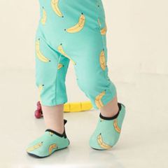 ☆ グリーンバナナ ☆ 30-31(18cm) ☆ ビーチシューズ 子供 柔らかい 軽量 ビーチシューズ 子供 ベビー マリンシューズ レジャー アウトドア プール アクアシューズ 海 くつ 赤ちゃん 海水浴 水遊び 女の子 男の子 キッズシューズ おしゃれ