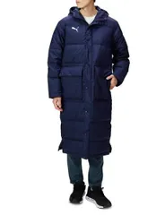 【新品・2営業日で発送】PUMA プーマ TEAMLIGA_ロングダウンコート (657736) 色 : PEACOAT サイズ : L 