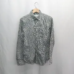 ◇ Θ green label relaxing UNITED ARROWS チェック柄 長袖 シャツ サイズS グリーン系 レディース E  【1503050015882】