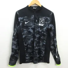G■ナイキ/NIKE DRY-FIT NFTE 長袖ドライシャツ/556153【S】黒灰/men's/149【中古】■