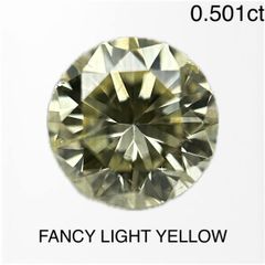 【新品】FANCY LIGHT YELLOW ダイヤモンドルース