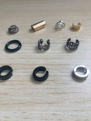 【在庫処分】 イヤーカフ フェイクピアス 10点セット メンズ fp-981